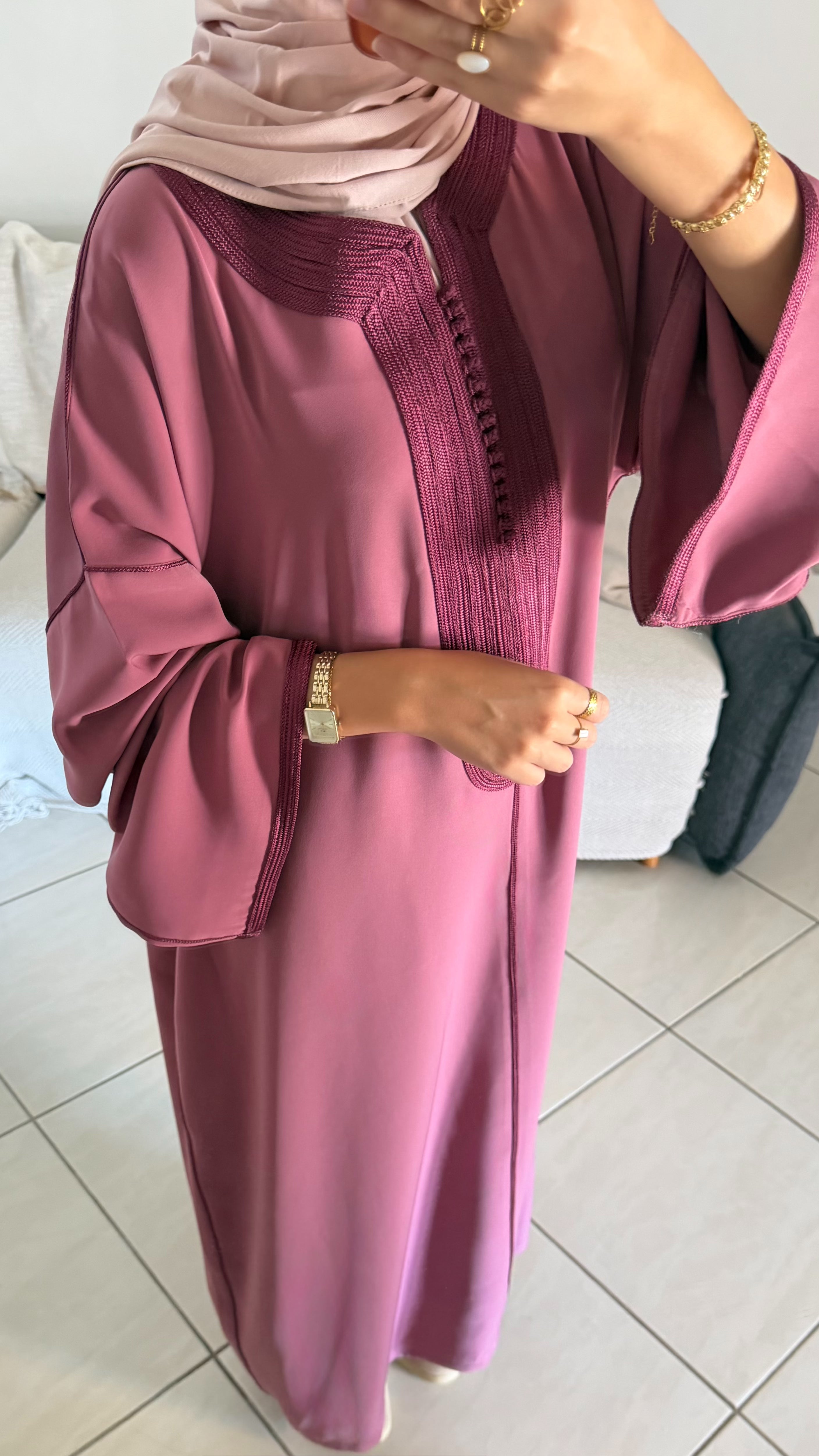 Mihya Dress - Mauve